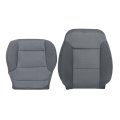 Driver Bottom Top Lean Back Cloth Seat Covers Gray For Chevy Silverado 1500 2500hd Gmc Sierra 2014 2015 2016 2017 2018 2019 