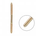 Uxcell 5x65mm Hanger Bolts 12pcs Double Ended Self-tapping Thread Wood To Dowel Screws For Connecting