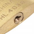 Uxcell Brass Padlock Keyed Alike 30mm Wide Brushed Finish Long Harden Shackle