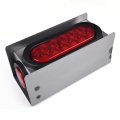 G-plus Led Trailer Steel Box Kit Compatible With Truck W 6 Oval Tail Light 2 Marker Lamp Red Lens