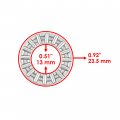Caltric Front Differential Thrust Needle Bearing Compatible With Polaris Sportsman 500 2004 2005 2006