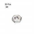 Uxcell Hex Nuts 6 -32 Fine Thread Hexagon Nut Stainless Steel 304 Pack Of 50