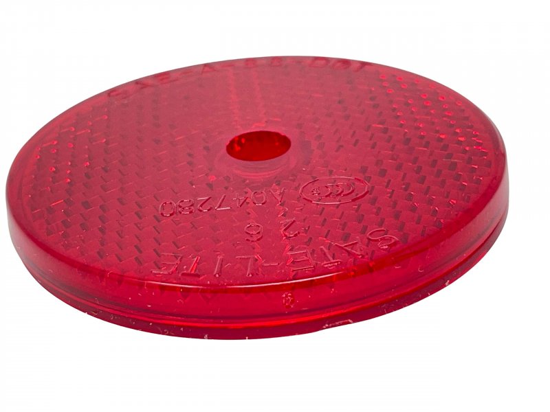 Cla A 2 Round Reflector With Center Mounting Hole Red Amber White For Trailers Trucks Automobiles Mail Boxes Boats Suv S Rv S