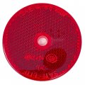 Cla A 2 Round Reflector With Center Mounting Hole Red Amber White For Trailers Trucks Automobiles Mail Boxes Boats Suv S Rv S