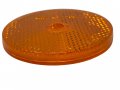 Cla A 2 Round Reflector With Center Mounting Hole Red Amber White For Trailers Trucks Automobiles Mail Boxes Boats Suv S Rv S