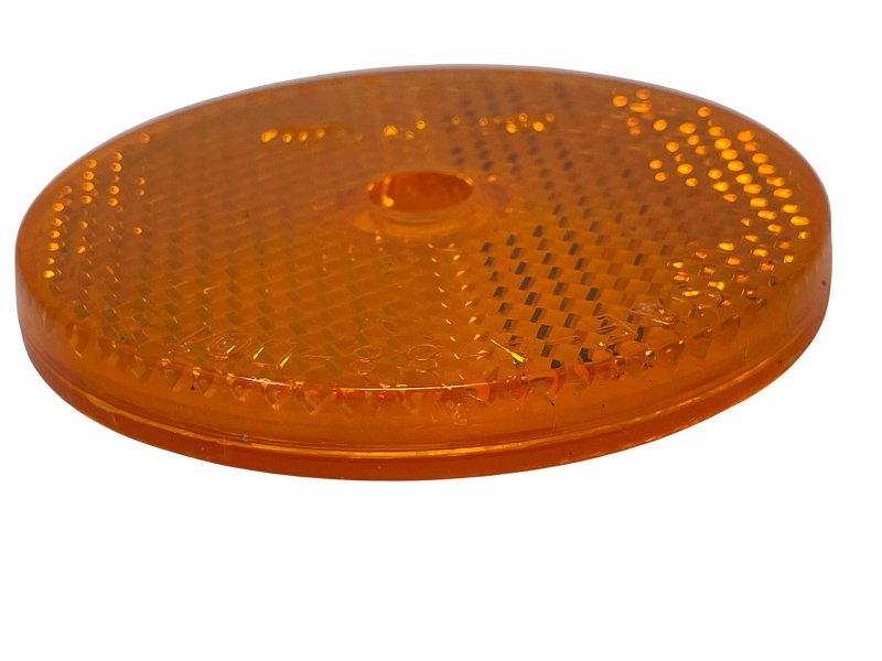 Cla A 2 Round Reflector With Center Mounting Hole Red Amber White For Trailers Trucks Automobiles Mail Boxes Boats Suv S Rv S