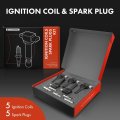 A-premium Set Of 5 Ignition Coil Pack And Iridium Spark Plugs Compatible With Volvo S60 20 5l C30007-2010 2 4l S40 2004-2010 2