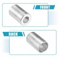 20pcs Car Aluminum Cylindrical Air Conditioner Pipe Joint Fitting Sleeve 12mm 19mm Hole Dia