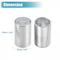 Uxcell 20pcs Car Aluminum Cylindrical Air Conditioner Pipe Joint Fitting Sleeve 12mm 19mm Hole Dia