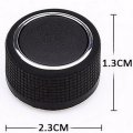 Polarlaner 2pcs Set Car Styling Ac Rear Control Knobs Air Conditioning Heat Switch Knob Aluminum Alloy For Chevrolet Gmc Black