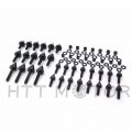 Httmt Mt215-001- Motorcycle Spike Fairing Bolts Kit Compatible With Suzuki Gsxr 750 2001 2002 Gsx-r 1000 Bk