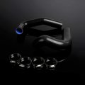 Black Silicone Radiator Hose And Clamps Kit For Chevy Small Block 150 210 V8 55 57 3 Ply Nylon Reinforcement 4 5mm Thickness 