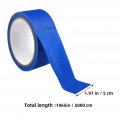 Nuobesty Blue Painters Tape 50mmx50m Masking Diy Crafts Arts Paper Painting For 3d Printing And Cutting Removes Easily