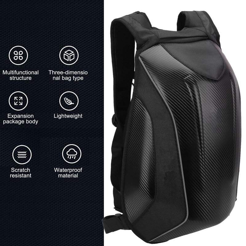 Vgeby Rha A0801 Motorcycle Backpack Waterproof High Capacity Hard Shell Riding Back Pack For Men Red Label Other Cycling
