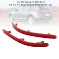 Left Right Pair Rear Bumper Reflector With Red Lens Cover No Light For Vw Touareg 7l 2002-2010 7l6945105a 7l6945106a