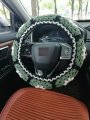 Ydm Crochet Daisy Steering Wheel Cover 3d For Women Cute Car Accessories C Steering 2 Belt