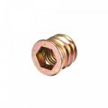 Uxcell M8x13mm Threaded Inserts For Wood Hex Socket Drive Furniture Screw-in Nut 24pcs