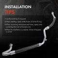 A-premium A C Suction Line Hose Assembly Compatible With Kia Rondo 2008-2012 L4 2 4l Compressor To Evap