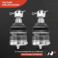 A-premium 8pcs Front Suspension Kit Lower Ball Joint Inner Outer Tie Rod End Sway Bar Link Compatible With Honda Civic