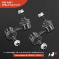 A-premium 8pcs Front Suspension Kit Lower Ball Joint Inner Outer Tie Rod End Sway Bar Link Compatible With Honda Civic