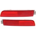 Rear Reflector Assembly For 2013 2014 2015 2016 2017 2018 Nissan Sentra Driver And Passenger Side Red Dot Certified Ni1184100 
