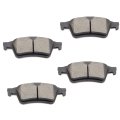 Rear D1095 Ceramic 4pcs W Hardware Disc Brake Pad Set 
