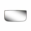 Passenger Right Side Mirror Glass Assembly With Plastic Back Plate Lower Bottom Towing Compatible 2006-2020 Chevy Chevrolet Gmc 