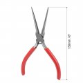 Uxcella Needle Nose Pliers 6-inch Forged From High Carbon Steel Nickel Plating 2 Pack