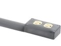 Electriduct Lay Flat Electrical Power Extension Cord Cover Cable Protector 10 Feet Gray