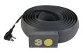 Electriduct Lay Flat Electrical Power Extension Cord Cover Cable Protector 10 Feet Gray