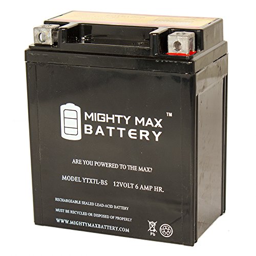 Mighty Max Battery Ytx7l-bs Replaces Adventure Power Maintenence Free Brand Product