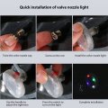 Usonline911 4 Pack Car Wheel Light Solar Energy Flash Waterproof Auto Hub Lamp Tire Colorful Atmosphere Accessories 15 Mode-4