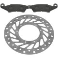 Front Brake Disc Rotor W Pad For Honda Cr500r 1995 1996 1997 1998 1999-2001