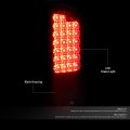 Auto Dynasty Compatible With Dodge Ram Pickup 3rd Gen Pair Of Black Housing Clear Lens Led Brake Tail Lights