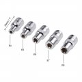 Uxcell 1 4-inch Drive External Torx Shallow Socket Set E4 E5 E6 E7 E8 Cr-v Steel 5 Pcs