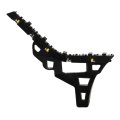Rear Passenger Side Bumper Bracket For Hyundai Sonata 2015 2016 2017 Black Replacement Hy1143123 And 86614c2000 