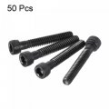 Uxcell 10-24x1-1 4 Hex Socket Head Cap Screw Bolts 12 9 Grade Alloy Steel 50pcs