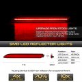 Vipmotoz 2in1 Led Rear Drl Reflector Tail Brake Lights Lamps Compatible With 2011-2020 Toyota Sienna 2019-2021 Rav4 2009-2014