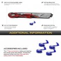 Vipmotoz 2in1 Led Rear Drl Reflector Tail Brake Lights Lamps Compatible With 2011-2020 Toyota Sienna 2019-2021 Rav4 2009-2014