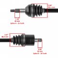 Caltric Rear Left Complete Cv Joint Axle Compatible With Can-am 705500867 705500979 705502472