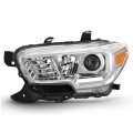 For 2016-2023 Toyota Tacoma Sr Sr5 Model Driver Side Chrome Housing Oe-style Projector Headlight Headlamp Assembly 