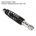 Motorcycle Rear Shock Absorber Suspension 300mm 3000lb Steel Alloy Waterproof Replacement For Jog 100 Black