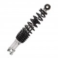 Motorcycle Rear Shock Absorber Suspension 300mm 3000lb Steel Alloy Waterproof Replacement For Jog 100 Black
