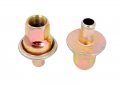 Nghtmre Crankcase Evacuation System Kit Chrome Breather Caps Fits Valve Covers With 1 25 Holes