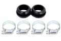 Nghtmre Crankcase Evacuation System Kit Chrome Breather Caps Fits Valve Covers With 1 25 Holes