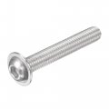 Uxcell Flanged Button Head Socket Cap Screws M8x55mm Hex Drive 304 Stainless Steel Fasteners Bolts Fully Threaded Machine Screw