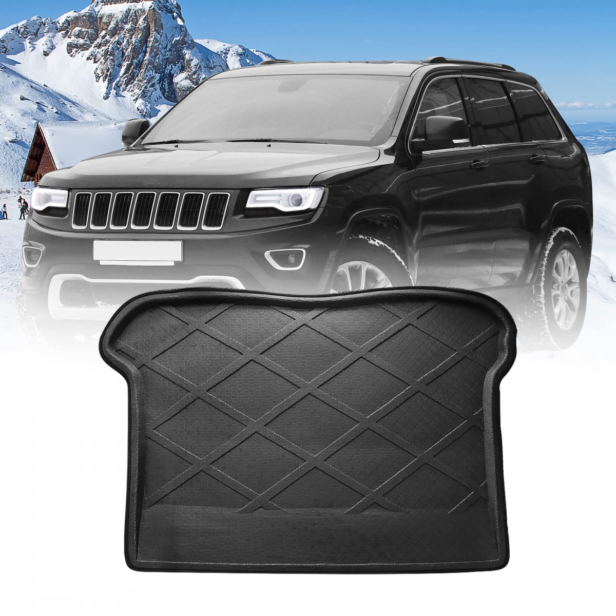 Cargo Trunk Tray Liner Rear Floor Mat Waterproof Protector Custom For Grand Cherokee 2008-2010