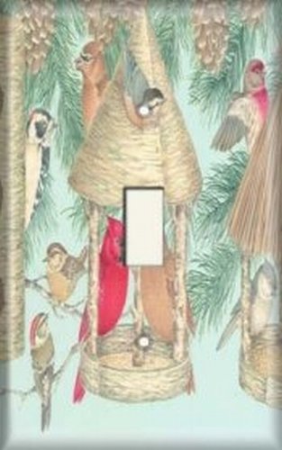 Decorative Light Switch Plate Cover Bird Jamboree