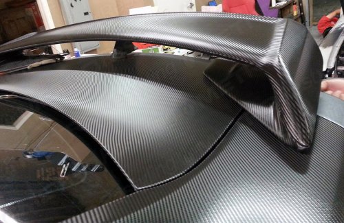 Avery Sw900-194-x Black Carbon Fiber 5ft X 2ft 10 Sq Ft Supreme Vinyl Car Wrap Film