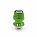 Uxcell 4pcs Universal Light Green Metal Motorcycle License Plate Bolt Screw